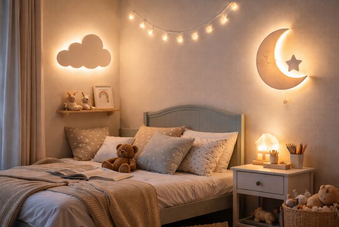 Welke wandlampen passen goed bij een kinderkamer?